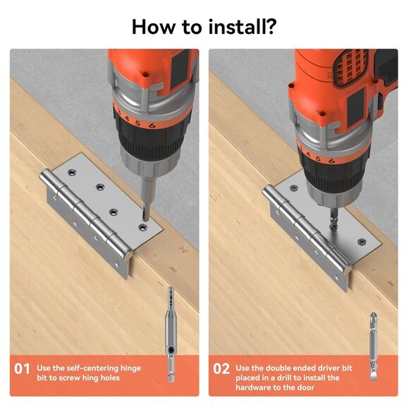 Door Hinge Jig, Door Hinge Router Template, Door Hinge Mortise - Picture 6 of 7